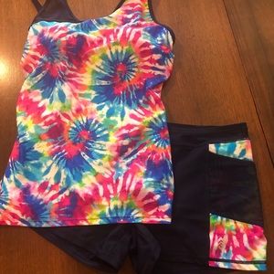 Multicolor Tankini